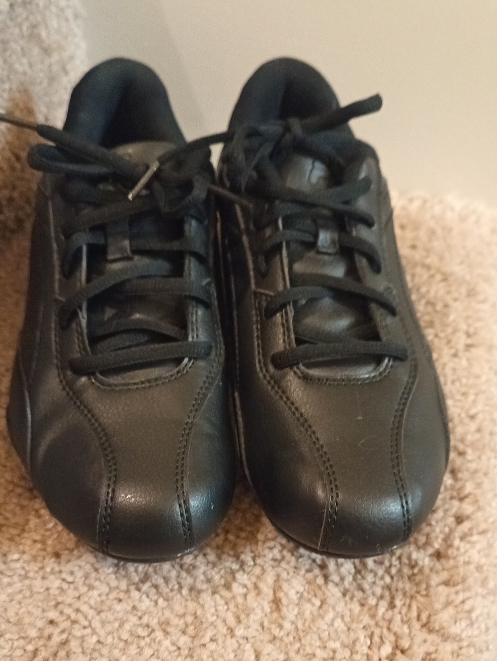 Fila Black Low-Top Leather Sneakers